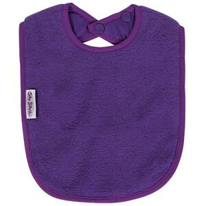 Silly Billyz Silly Billyz Fleece Plain Large Bib - Purple
