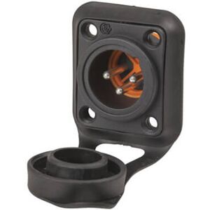 TechBrands IPX6 Surface Mount XLR Male Connector