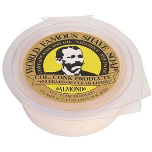 Col Conk Colonel Conk Almond Shave Soap Super Bar 3.15oz