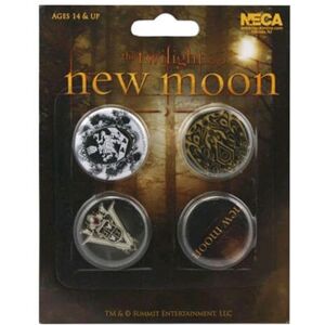 The Twilight Saga New Moon Pin Set Of 4 Crests