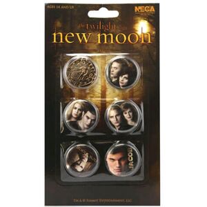 The Twilight Saga New Moon Pin Set of 6 Jacob & the Cullens