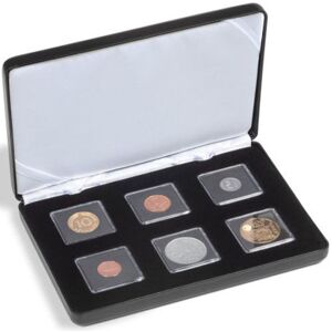 Leuchtturm Nobile Quadrum Coin Capsule Etui (Black) - 6Coins