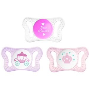 Cross Physio Micro Silicone Pacifier 2pcs (Infant) - Pink/Purple