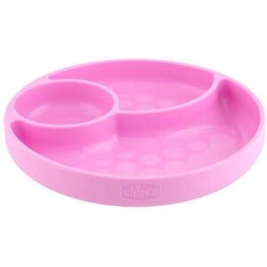 Cross Chicco Nursing Baby Silicone Section Plate - Pink