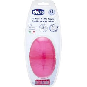 Chicco Double Soother Holder (Pink)