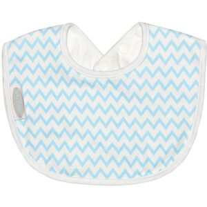 Silly Billyz Silly Billyz Jersey Chevron Biblet - Blue