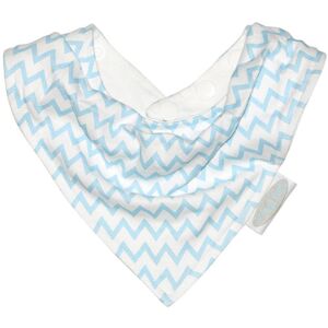 Silly Billyz Silly Billyz Jersey Chevron Bandana Bib - Blue