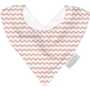 Silly Billyz Silly Billyz Jersey Chevron Bandana Bib - Pink
