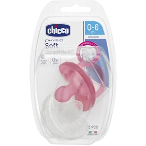 Chicco Physio Soother for Gir 2pk ( 0-6m) - Soft