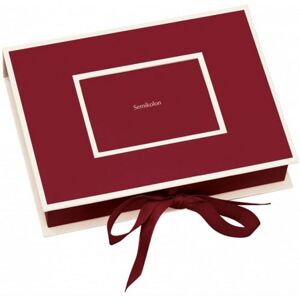 Semikolon Small Photo Box - Burgundy