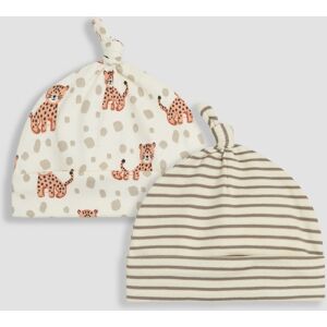 Jojo Maman Bébé JoJo Maman Bébé Natural 2-Pack Baby Hats