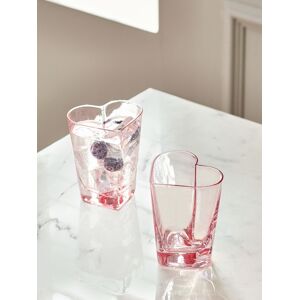 Next Set of 2 Pink Heart Tumblers