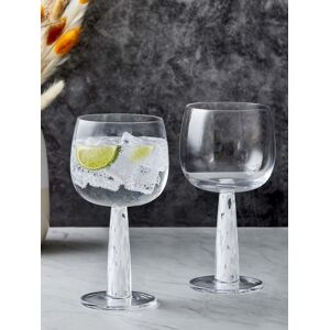 Anton Studio Designs Anton Studio Designs Set of 2 White Björn Gin Glasses