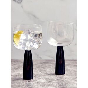 Anton Studio Designs Anton Studio Designs Set of 2 Black Oslo Gin Glasses