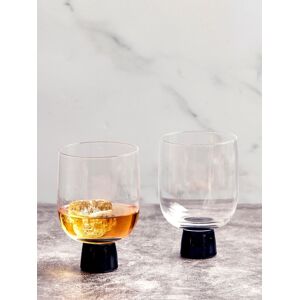 Anton Studio Designs Anton Studio Designs Set of 2 Black Oslo DOF Tumblers