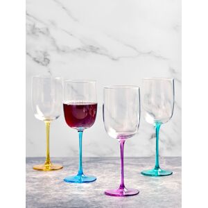 Anton Studio Designs Anton Studio Designs Set of 4 Green Gala Wine Glasses