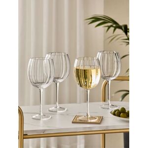 Next Set of 4 Clear Ottilie Wine Glasses