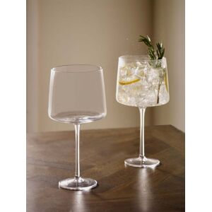 Next Set of 2 Clear Angular Gin Glasses