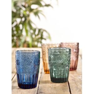 Next Set of 4 Multi Claro Tumbler Glasses