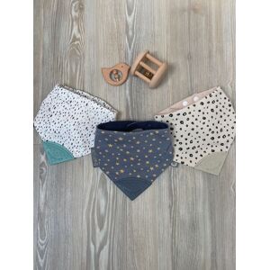 Cheeky Chompers Cheeky Chompers Teething Dribble Baby 100% Cotton Bibs 3 Pack