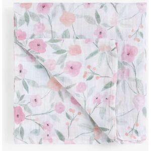 Aden + Anais aden + anais Pink Large 100% Cotton Muslin Blanket Ma Fleur