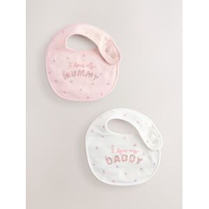 Next Mummy Daddy Baby Family Bibs 2 Pack