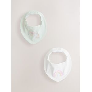 Next Sage Green Sister Baby Family Bibs 2 Pack