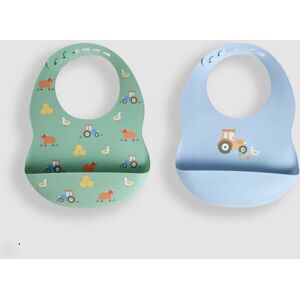 Jojo Maman Bébé JoJo Maman Bébé 2-Pack Silicone Bibs Set