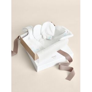 Reiss Reiss White Olyv Hat, Bib And Mittens Set