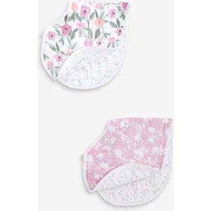 Aden + Anais aden + anais Natural 100% Cotton Muslin Ma Fleur Burpy Bibs 2 Pack