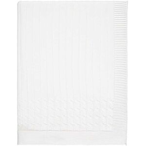 Emile Et Rose Emile Et Rose Cable Knit Baby 100% Cotton Blanket