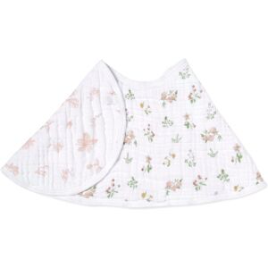Aden + Anais aden + anais Pink Essentials 100% Cotton Baby Burpy Bib Country Floral Muslin