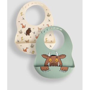 Jojo Maman Bébé JoJo Maman Bébé The Gruffalo 2-Pack Silicone Bib Set