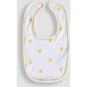 Jojo Maman Bébé JoJo Maman Bébé White Duck Embroidered Bib
