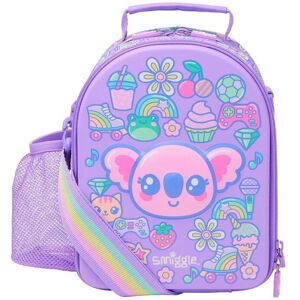 Smiggle Smiggle Purple Curious Hardtop Level Curve Lunchbox With Strap