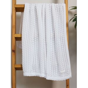 The Little Tailor The Little Tailor Baby Scallop Design Pointelle 100% Cotton Blanket