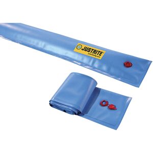 Absperr-Deich zur Wasserbefüllung, wiederverwendbar, PVC-Folie, LxB 3 m x 229 mm Justrite