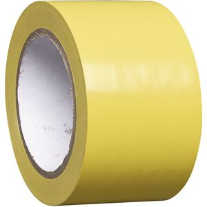 kaiserkraft Bodenmarkierungsband aus Vinyl, einfarbig, Breite 75 mm, gelb, VE 16 Rollen