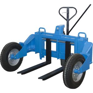 kaiserkraft Geländehubwagen, Hubbereich 65 - 233 mm, Tragfähigkeit 1200 kg