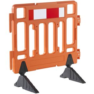 kaiserkraft Kunststoff-Absperrgitter, Länge 1,1 m, orange