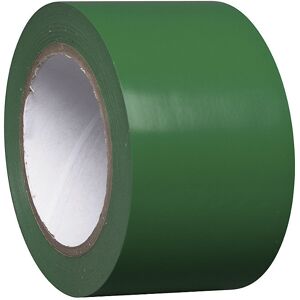 kaiserkraft Bodenmarkierungsband aus Vinyl, einfarbig, Breite 75 mm, grün, VE 8 Rollen