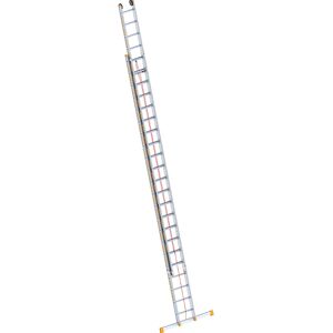 Alu-Seilzugleiter, 2-teilig, ausziehbar, inkl. Traverse, 2 x 22 Sprossen Layher