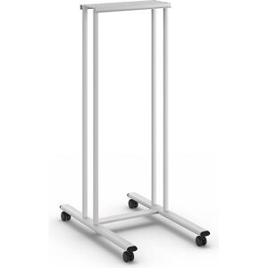 kaiserkraft Zeichentrolley, mobil, Stahlblech, lichtgrau, HxBxT 1265 x 530 x 720 mm