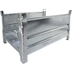 Langgutgestell mit 2 Längswänden, LxB 1200 x 1000 mm, verzinkt Heson