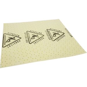 kaiserkraft BASIC Bindevlies, Tücher mit Warndruck, für Chemikalien, 500 x 400 mm, VE 20 Stk, ab 5 VE