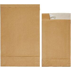 Faltentasche, aus Kraftpapier, leicht, VE 300 Stk, LxB 410 x 260 mm, ab 5 VE ratioform