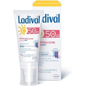 Ladival® Empfindliche Haut Plus pflegende Sonnencreme LSF 50+ für das Gesicht 50 ml