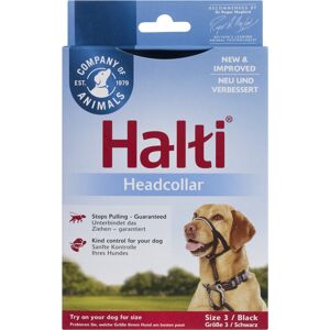 Halti Kopfhalfter schwarz für Dobermann, Labrador, Setter - Grösse 3 - Hundezubehör