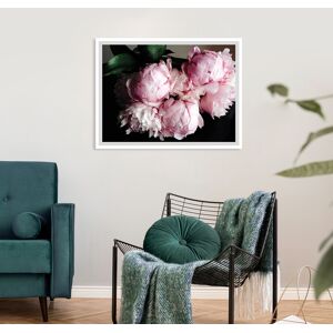 queence Bild »Gunni«, Blumen, gerahmt, Rosen Farbe Rahmen: weiss + Farbe Bild(er): rosa Größe
