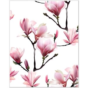 queence Bild »Estelle«, Blumen, gerahmt, Blumen Farbe Rahmen: weiss + Farbe Bild(er): rosa Größe